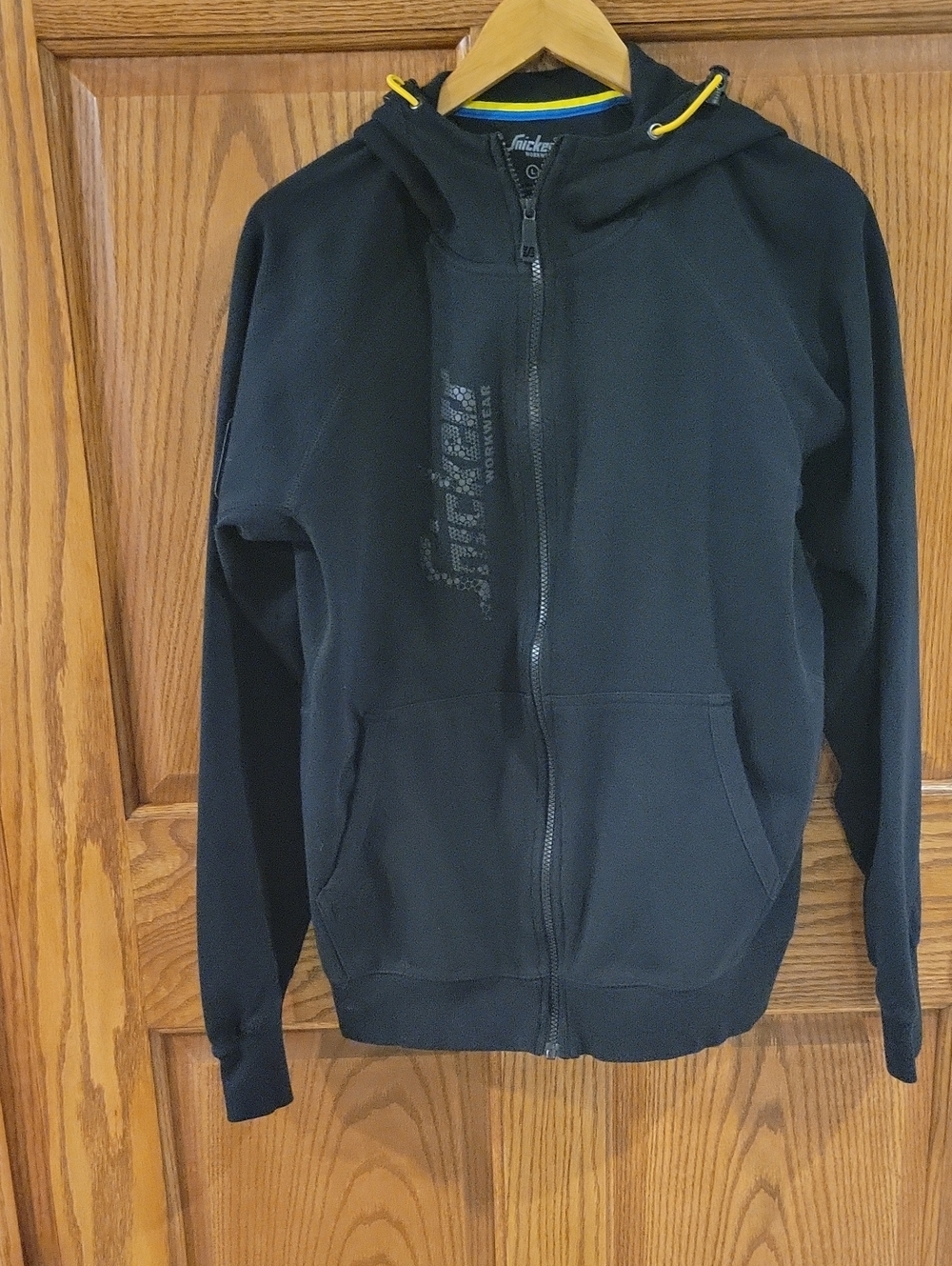 Mens Snickers Workwear Black Hoodie In Size Large